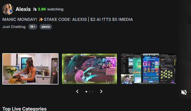woah its been awhile on kick front page

playing the dumb fish next to the goat