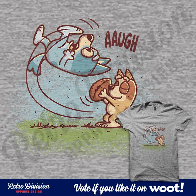DivisionRetro's tweet image. &quot;Football Heelers&quot; is up for voting on @Woot! &apos;s #styleswap #derby! I you want to #help me a lot, #please, vote here buff.ly/5QVAf7d 
#Thanks, you are #awesome!
#woot #shirt #tshirt #bluey #peanuts #parody #mashup #football #camiseta #maglia #chemiset #bingo #heeler