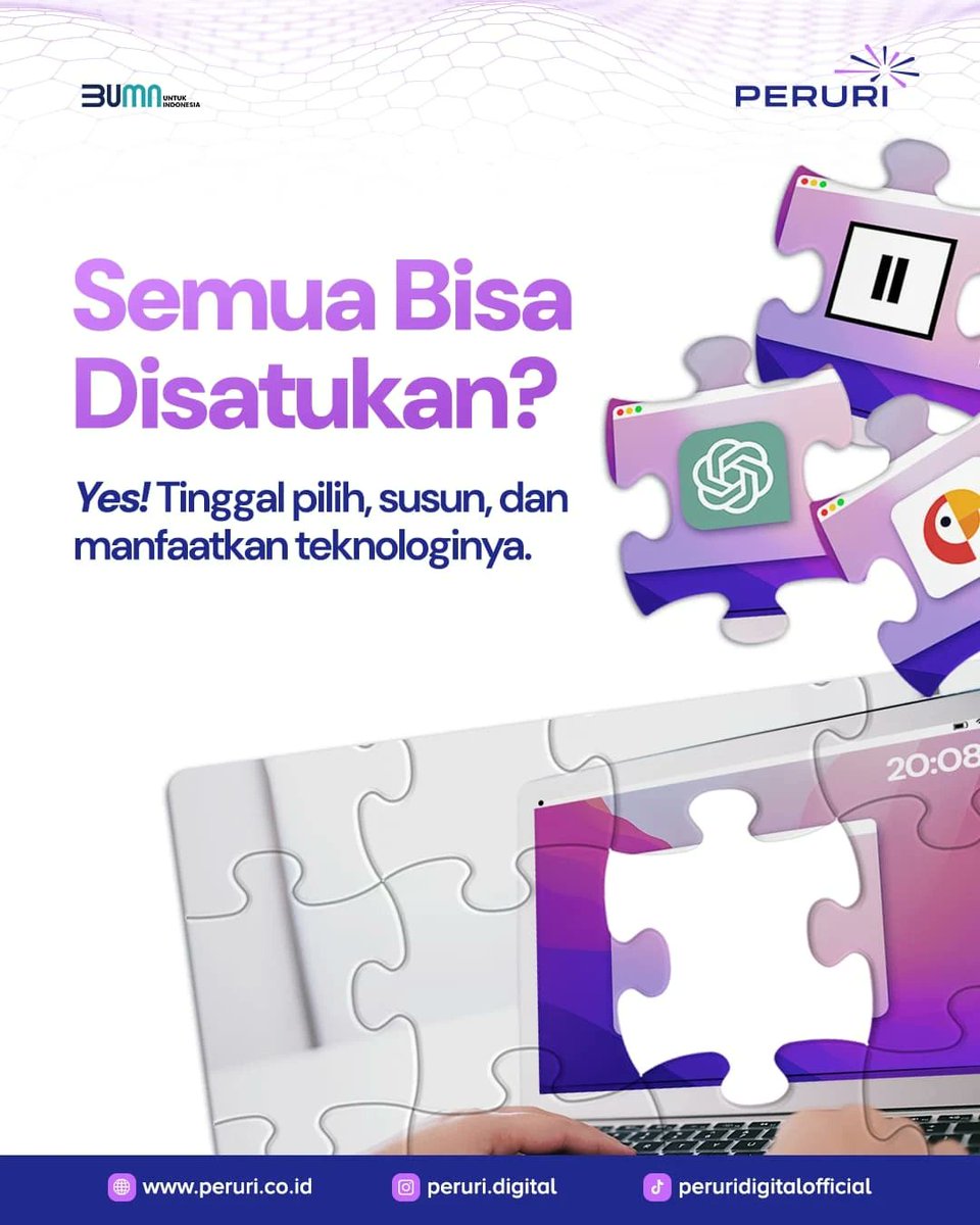 AI makin canggih bikin caption, email, sampai ide konten. Tahu tools all-in-one? Temukan puzzle-nya dan unlock cara kerja baru!

#PERURI #DigitalSecurity #DigitalTransformation #AIIndonesia #IndonesiaTerkoneksi #TeknologiUntukSemua #AksesDigitalMerata #DigitalisasiBersamaPERURI