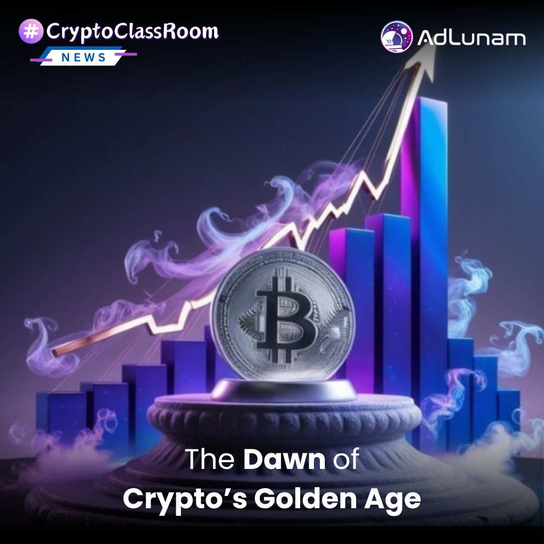 🌟Welcome to the Golden Age of Crypto🌟

For years, crypto was misunderstood, misrepresented, and unsupported. Entrepreneurs built without rules. Investors speculated without guidance. Institutions waited on the sidelines.
Today, clarity is here and it’s transforming everything.