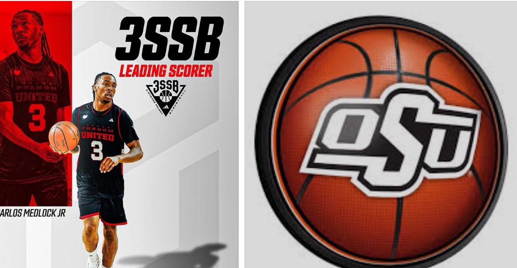 Congratulations to Phenom United 2026 Carlos Medlock on picking up this big-time offer from Oklahoma State.  The Leading Scorer  in the Adidas 3SSB has taken his game to a whole Nother level and will be a top 25 player before it said and done.
#WeArePhenomUnited
“Coach” Howard