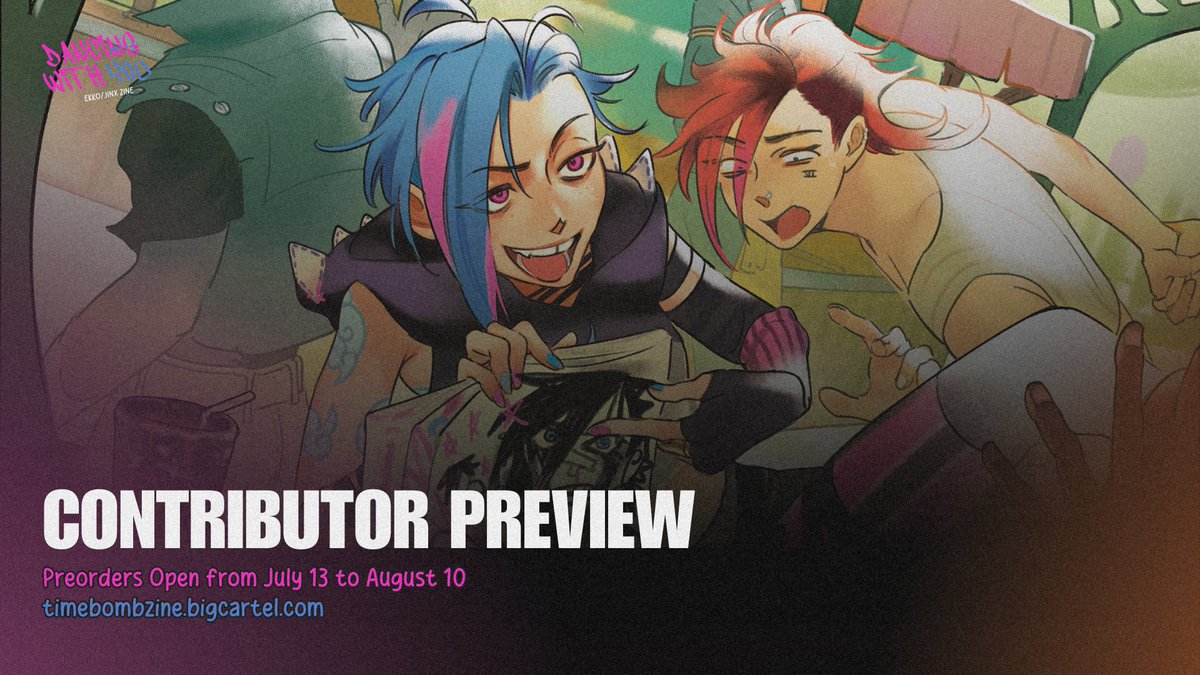 TimeBombZine's tweet image. 💜 ZINE PREVIEW 💜

Today, we&apos;re taking a closer look at @_inktho&apos;s artwork! To see the full piece, get a copy of our TimeBomb zine before Aug 10.

🛒 timebombzine.bigcartel.com