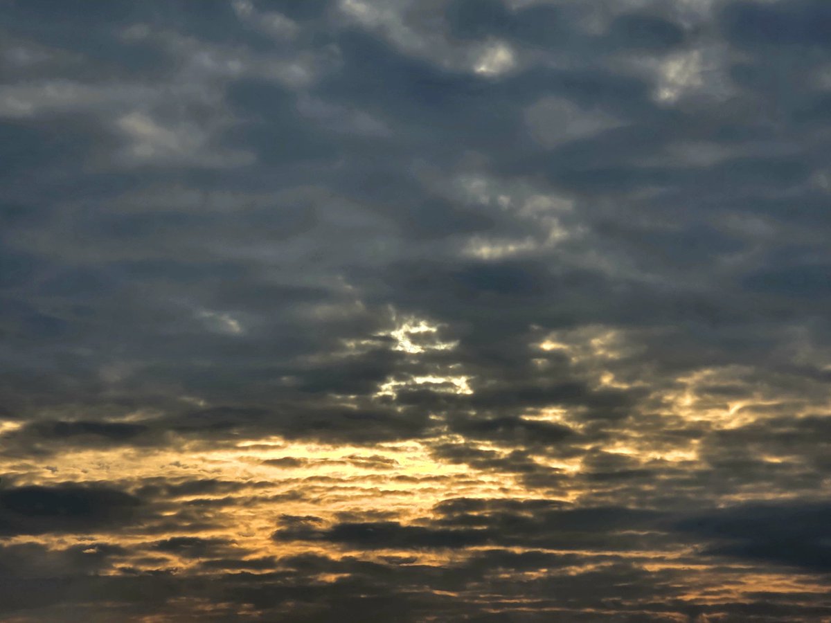 Tranquillives's tweet image. The sunrise this morning was surrounded by clouds.
Thankful.