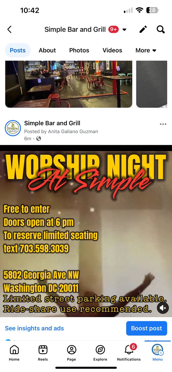 Join us next Monday July 21st for a night of worship  @ Simple 
Free event - ALL are welcomed

Doors open at  6 pm. VJ praise starts at 6.30 pm

#SimpleHomeOfTheArts - 5802 Georgia Ave NW

#UptownDC #BrightwoodStrong  #SimpleHomeOfTheArts #washingtondcevents #washingtondc