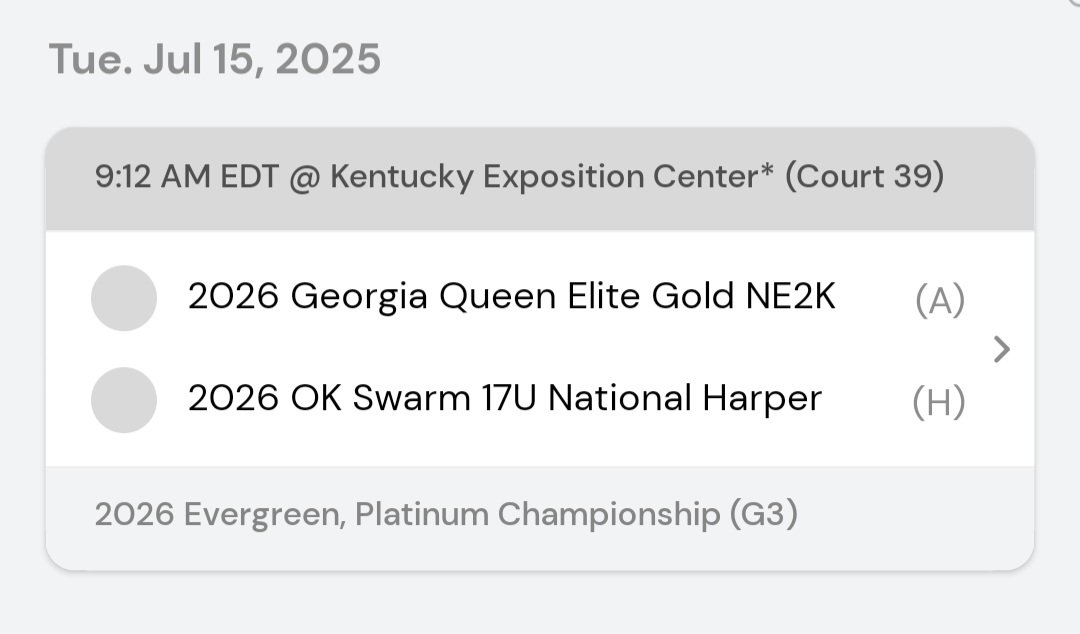 robb2026's tweet image. Check us out at 9:12am on court 39!! @2026_swarm @HarrahWBB @bj_raney @jbuffr