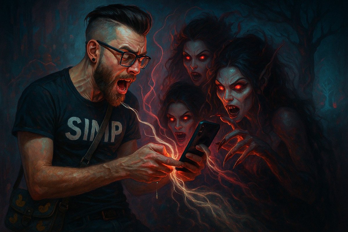 LyreInTheSky's tweet image. #ReclaimTheFlame
#Simpocalypse
#DoNotConsumeMe
#FalseFeminineFirewall
#FemaleVampirism
#RedpillAnimal
#BornOfSpirit
#RevokeTheWombSpell
#AntiSimpCode
#SoulBeforeSex
#BreakTheMommyMirror
#AlgorithmicSeduction
#DivineMasculineNotBetaFeed