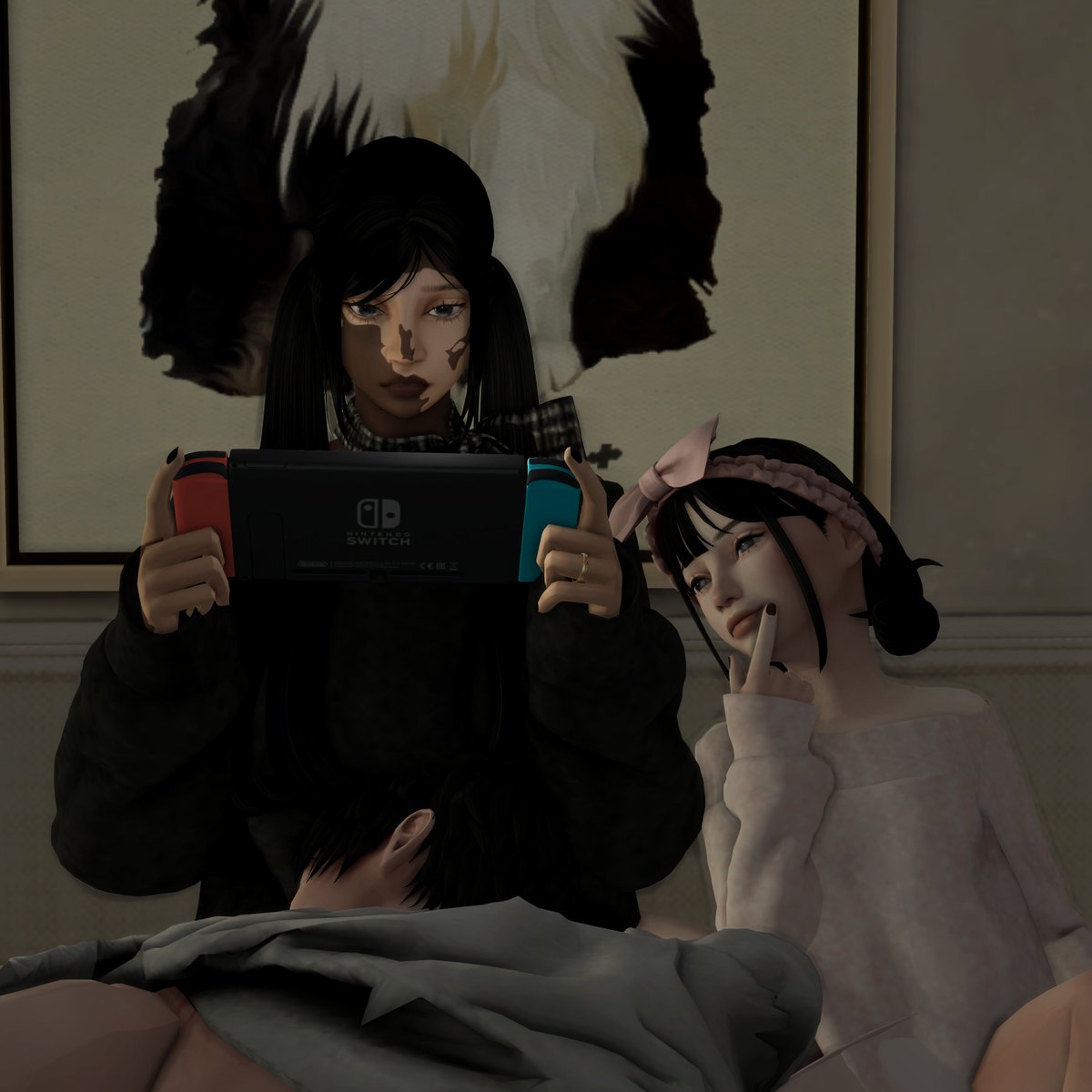 maya is taking a few days off from work, she's surrounded by the people that love her