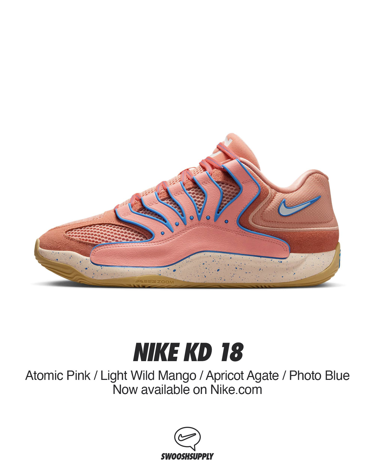 ◆正規品◆NIKE KD 18 EP ATOMIC PINK ◆関税/送料込◆人気商品 swoosh supply on X: