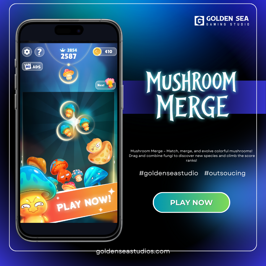 goldenseaglobal's tweet photo. 🍄 Mushroom Merge – Fun in Every Swipe!
Merge mushrooms, unlock new species, and climb the ranks!
🌟 Fast gameplay, vibrant visuals, scalable with AI &amp; blockchain.
Golden Sea Studio – Crafting hits with smart pipelines.

#goldenseastudio #itsolution #ai #outsoucing #mergegame https://t.co/zRfAlKkzkz