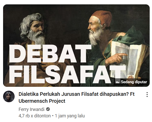 zahidnote's tweet photo. “Jurusan filsafat sebaiknya dihapus.”

Dan yang bilang itu... justru pecinta filsafat.
Saya tulis ringkasannya di sini.🧵 https://t.co/kFo35DGATz
