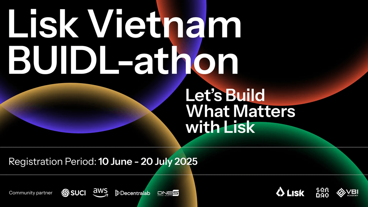 Decentralab.asia (@decentralabasia) on Twitter photo Lisk Vietnam BUIDL-athon is LIVE!
Decentralab is proud to support Lisk Vietnam BUIDL-athon — an 8-week Web3 builder program designed to empower developers across Vietnam 🇻🇳
In collab with <a href="/LiskHQ/">Lisk</a>, <a href="/sqrDAO/">sqrDAO | Web3 Builders Unite!</a> & @vbiacademy — this 8-week builder program is here to supercharge Web3 Lisk Vietnam BUIDL-athon is LIVE!
Decentralab is proud to support Lisk Vietnam BUIDL-athon — an 8-week Web3 builder program designed to empower developers across Vietnam 🇻🇳
In collab with <a href="/LiskHQ/">Lisk</a>, <a href="/sqrDAO/">sqrDAO | Web3 Builders Unite!</a> & @vbiacademy — this 8-week builder program is here to supercharge Web3