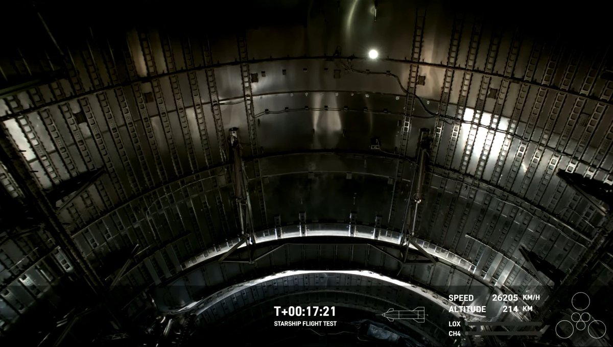 booster_10's tweet image. Let&apos;s hope we finally get to see the payload bay door fully open during Starship&apos;s next flight.