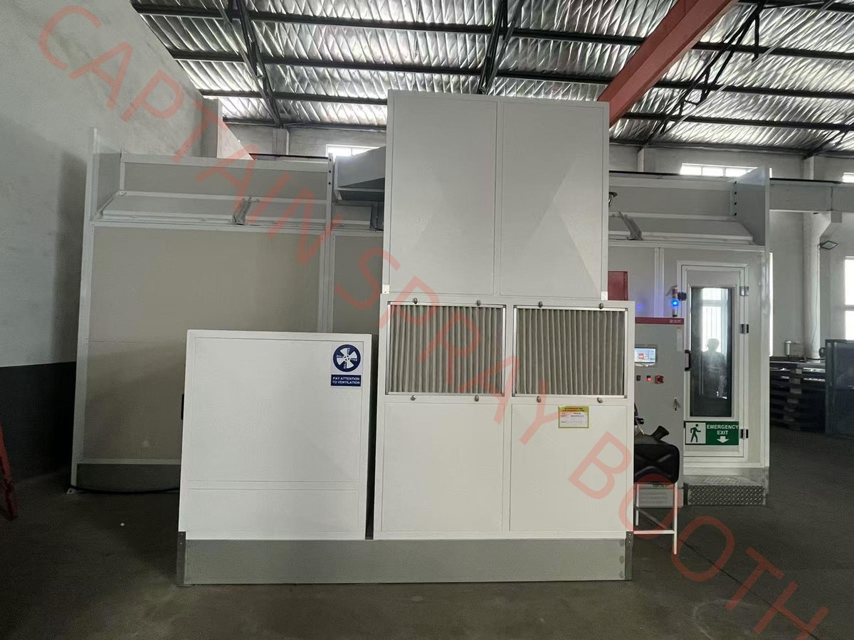 Helen82585252's tweet photo. CAPTAIN SPRAY BOOTH
Sample in our workshop , welcome to visit our company to check our spray booth
Also can be customized as your requirements : spray booth , preparation bay , paint mixing room , powder coating booth , baking oven , sandblasting room and etc https://t.co/4RfN66v4Ax