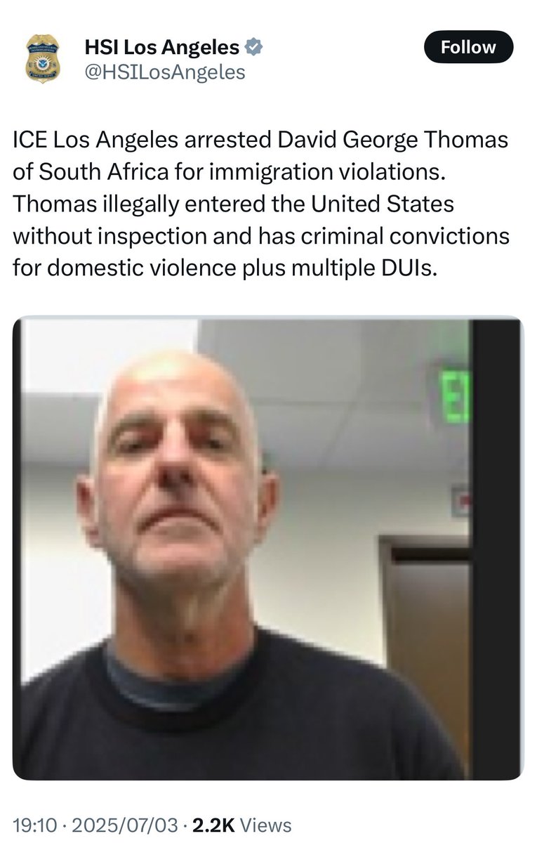 PatrioticMedia1's tweet image. US: SA REFUGEES FACE DEPORTATION
Three badly behaved asylum seekers from SA who ran away from terrible things happening in SA are facing deportation back to South Africa.
Story @BiancavanWyk16