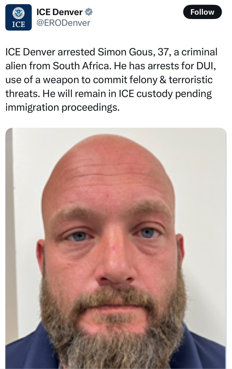 PatrioticMedia1's tweet image. US: SA REFUGEES FACE DEPORTATION
Three badly behaved asylum seekers from SA who ran away from terrible things happening in SA are facing deportation back to South Africa.
Story @BiancavanWyk16