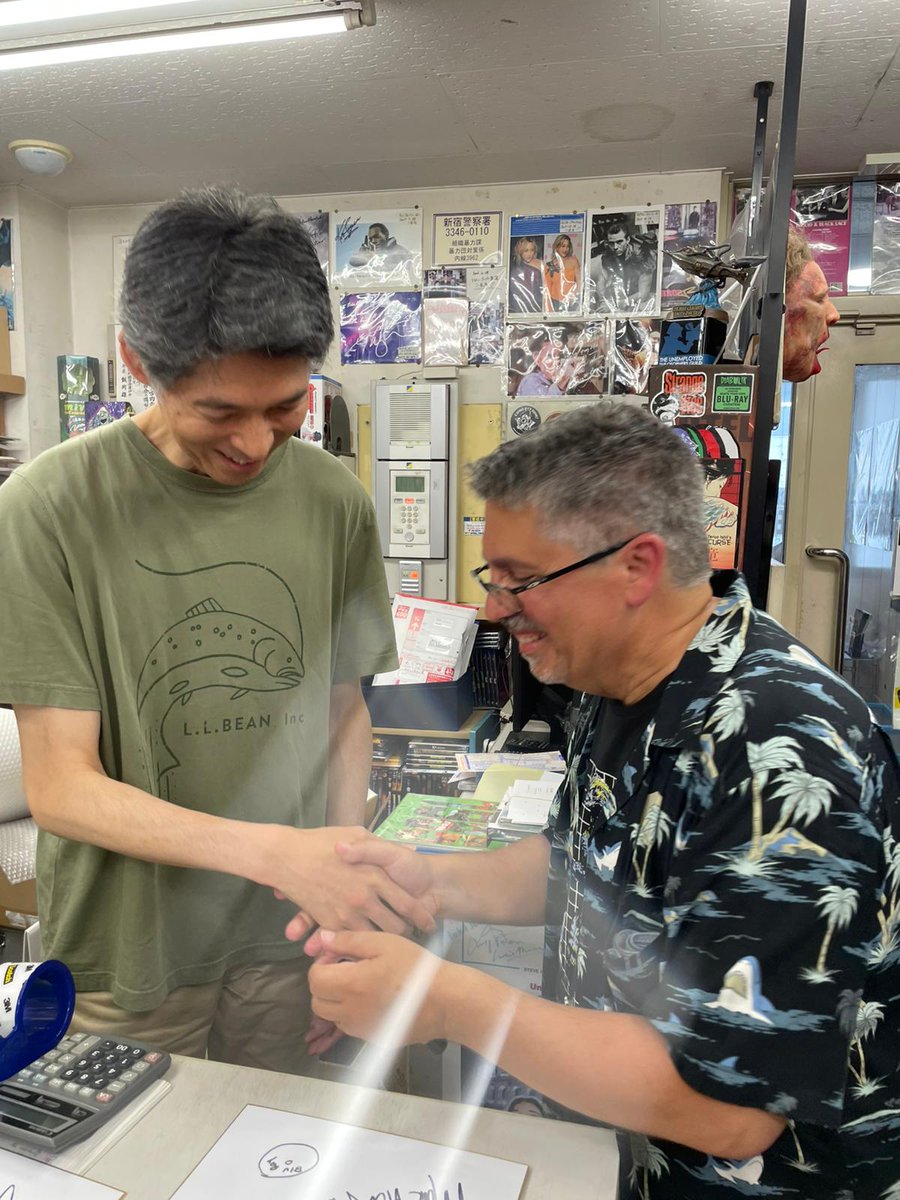 Horror Boobs (@horrorboobs) on Twitter photo It was an honor to stop by <a href="/video_market/">ビデオマーケット</a> with #MarkPolonia and <a href="/WildEyeMovies/">Wild Eye Releasing</a> while in Japan for the <a href="/tisff_1st/">第2回東京国際サメ映画祭実行委員</a>. If you are a cult film fanatic, this place is a must-see. They even were well stocked with <a href="/VisualVenVideo/">Visual Vengeance</a> titles and the film I produced Adjust Your Tracking! It was an honor to stop by <a href="/video_market/">ビデオマーケット</a> with #MarkPolonia and <a href="/WildEyeMovies/">Wild Eye Releasing</a> while in Japan for the <a href="/tisff_1st/">第2回東京国際サメ映画祭実行委員</a>. If you are a cult film fanatic, this place is a must-see. They even were well stocked with <a href="/VisualVenVideo/">Visual Vengeance</a> titles and the film I produced Adjust Your Tracking!