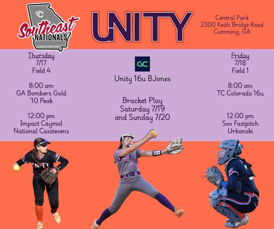 Ellie Potter (@elliepotter2027) on Twitter photo Triple Crown in GA this weekend!!!🚨🚨🚨
SCHEDULE IS OUT!!!
<a href="/LLefty18/">Lindsay Leftwich</a>
<a href="/boschml/">Michael Bosch</a>
<a href="/grayskye26/">Grayson Radcliffe</a>
<a href="/CoachMckenzie2/">Coach Chris</a>
<a href="/CoachMalveaux/">Chris Malveaux</a>
<a href="/KateMalveaux/">Kate Malveaux</a>
<a href="/CoachBurns17/">Matt Burns</a>
<a href="/sdoepking11/">Shannon</a>
<a href="/NataliePooleUSM/">Natalie Poole</a>
<a href="/oliviaadyan/">“Coach Liv” Olivia Watkins</a>
<a href="/unity16uBJones/">Unity 16u Bryan Jones</a> Triple Crown in GA this weekend!!!🚨🚨🚨
SCHEDULE IS OUT!!!
<a href="/LLefty18/">Lindsay Leftwich</a>
<a href="/boschml/">Michael Bosch</a>
<a href="/grayskye26/">Grayson Radcliffe</a>
<a href="/CoachMckenzie2/">Coach Chris</a>
<a href="/CoachMalveaux/">Chris Malveaux</a>
<a href="/KateMalveaux/">Kate Malveaux</a>
<a href="/CoachBurns17/">Matt Burns</a>
<a href="/sdoepking11/">Shannon</a>
<a href="/NataliePooleUSM/">Natalie Poole</a>
<a href="/oliviaadyan/">“Coach Liv” Olivia Watkins</a>
<a href="/unity16uBJones/">Unity 16u Bryan Jones</a>