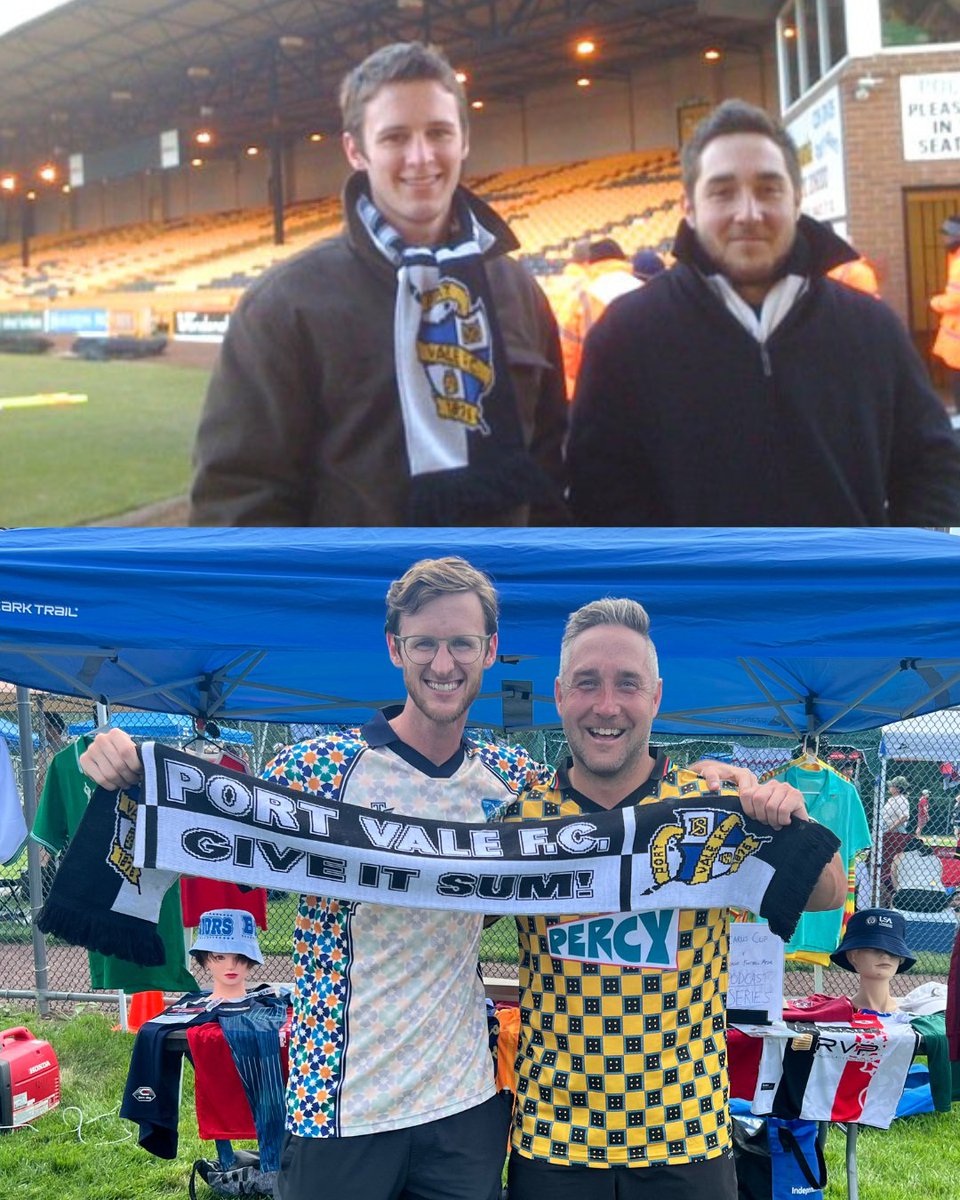 Same scarf. Same mate. 15 years later.
