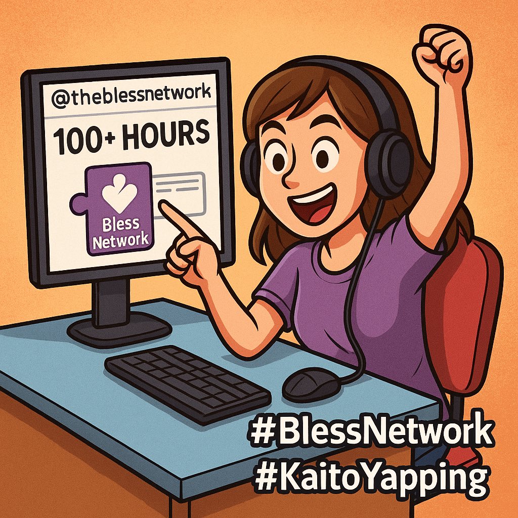 noseinho's tweet image. Just crossed 300+ hours running my @theblessnetwork node non-stop 💻
Took the quiz ✅ Stacked the +5% bonus ⏱️
Goal: Top 300 on Kaito – let’s make TIME = TOKEN 🔥
#BlessNetwork #KaitoYapping #Web3Grind #AirdropSeason @MikkoIkola, @therollupco @KaitoAI