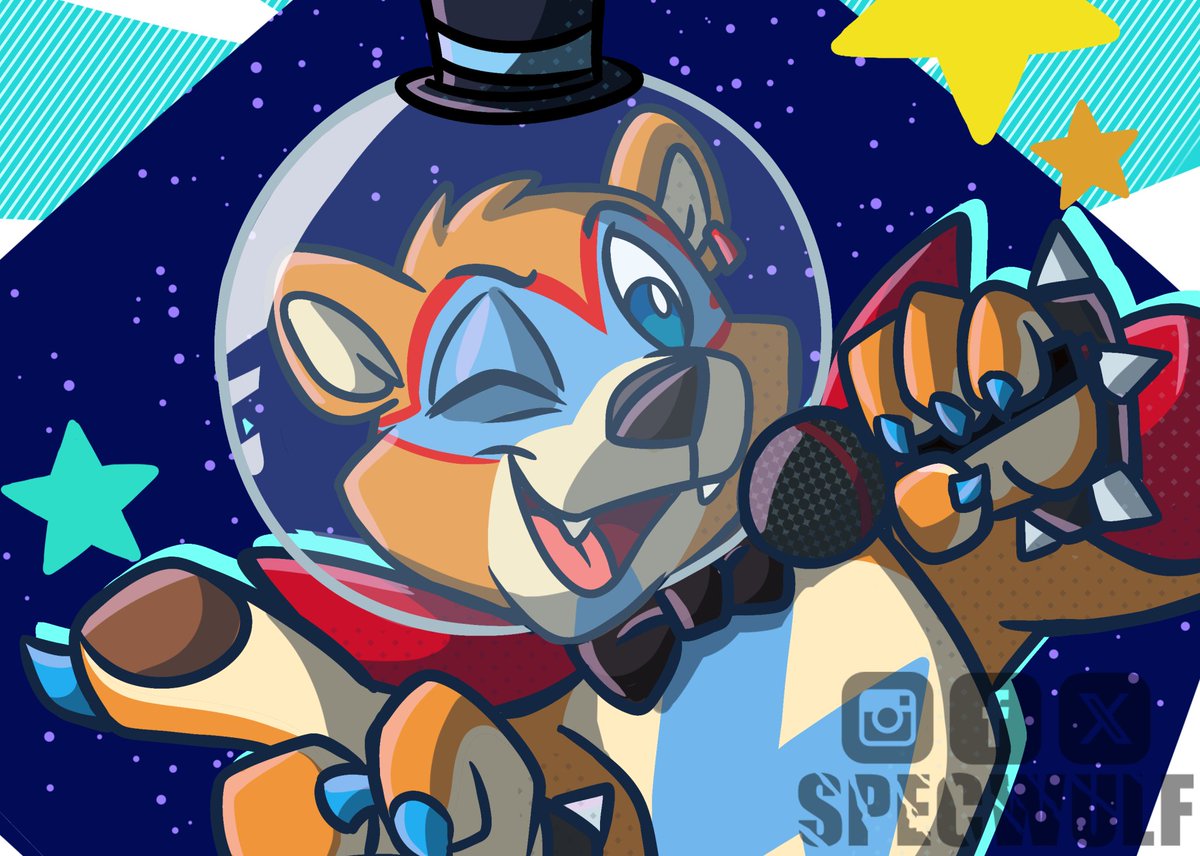 Spec_wulf's tweet image. Glamrock Freddy 🐻💫
#FNAF