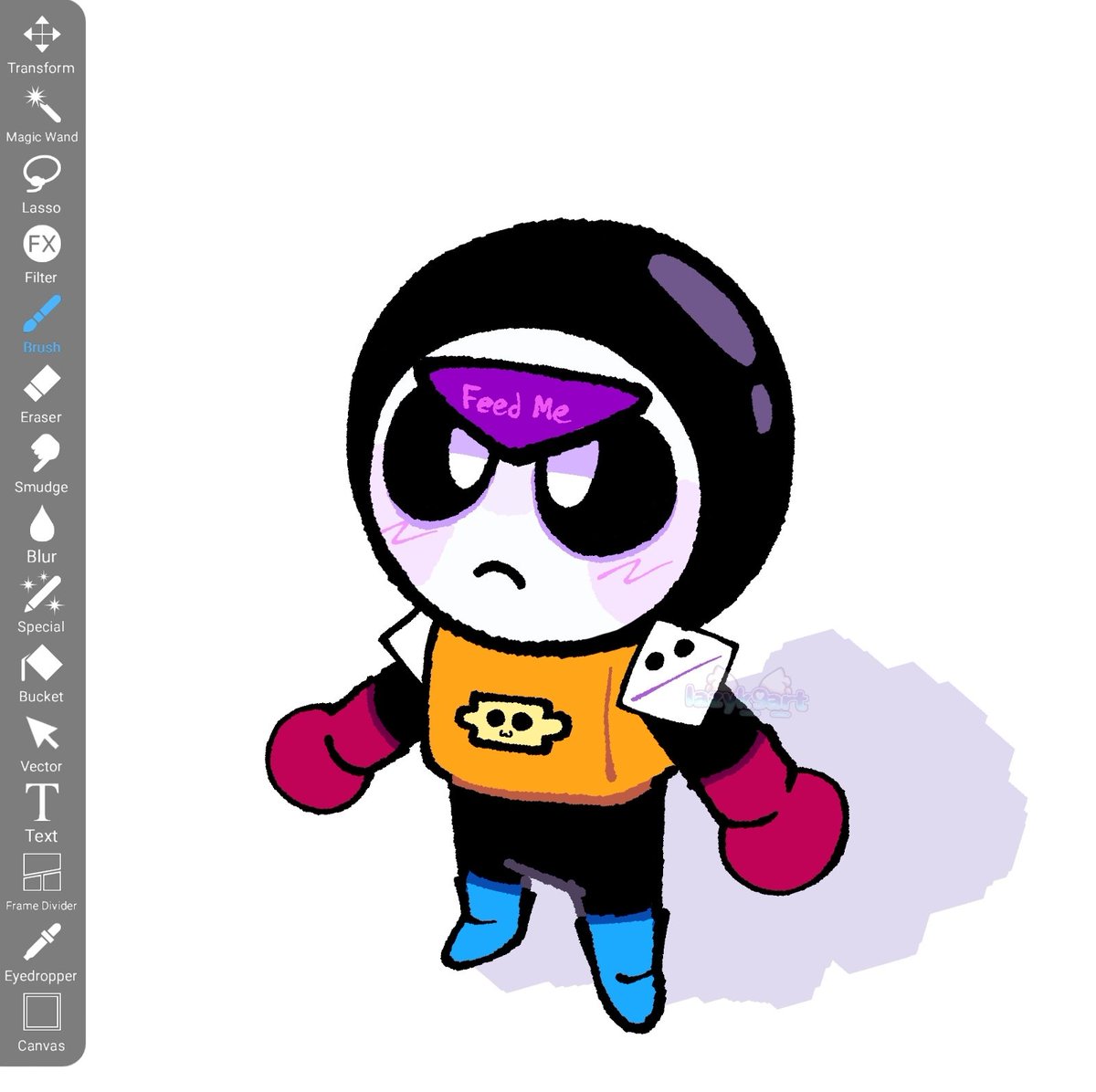 lazy_k9_art's tweet image. What would you feed this starved creature?
#MeepleBrawlStars #BrawlStarsMeeple