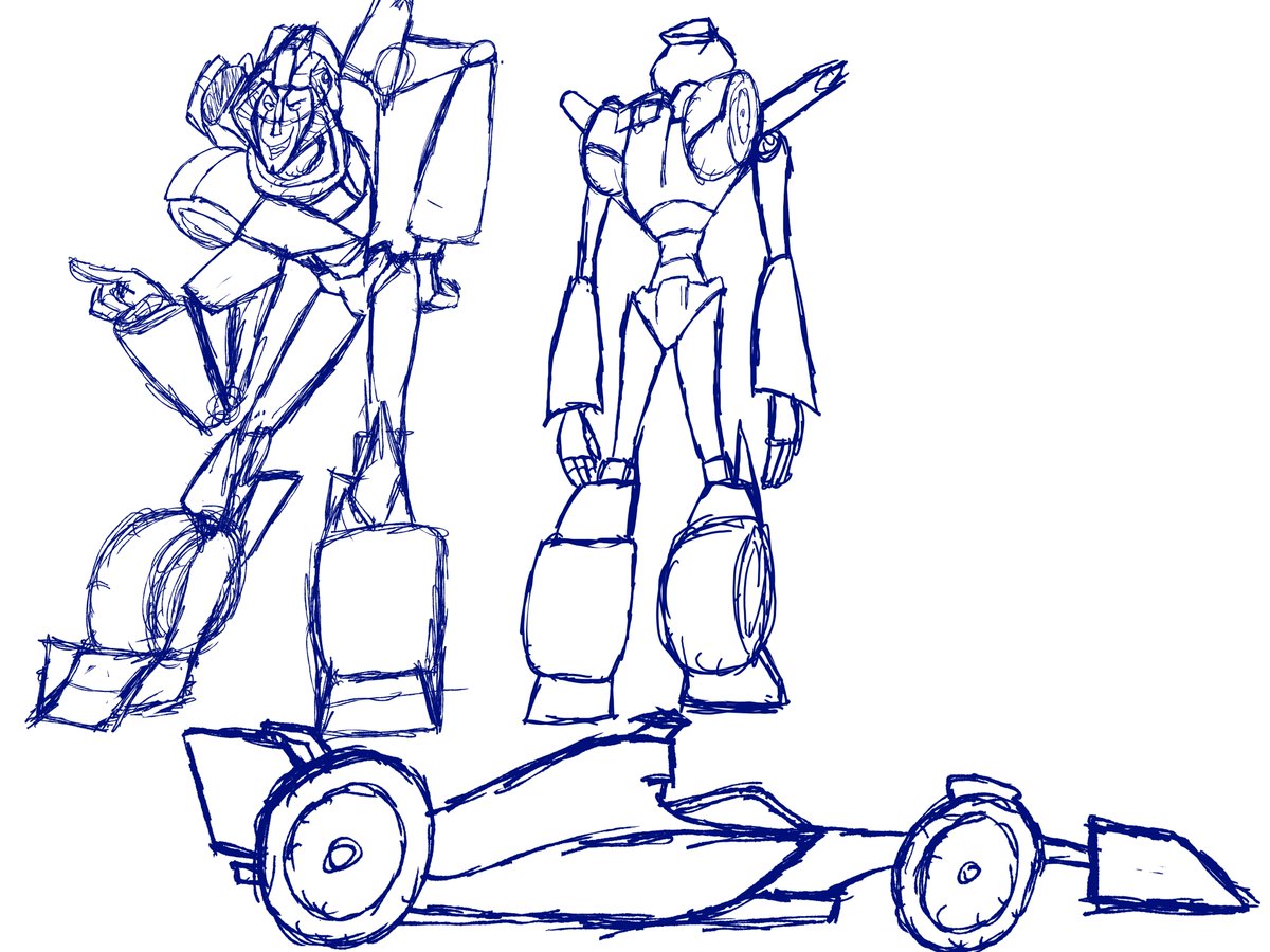 sr_steamrodd's tweet photo. DOO DOO DOO DOO MA- 

Mirage (wip)
#transformers #maccadams #Formula1 https://t.co/E1rT05O3pl