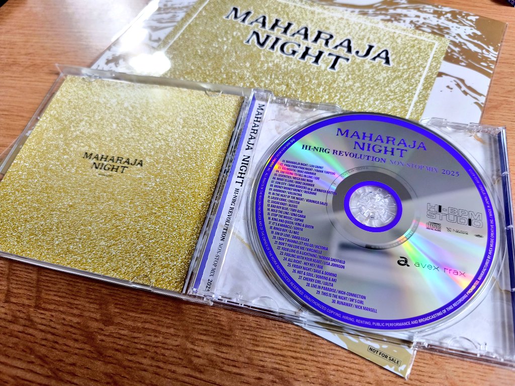 MAHARAJA NIGHT HI-NRG REVOLUTION NON-STOP MIX 2025をフラゲしました