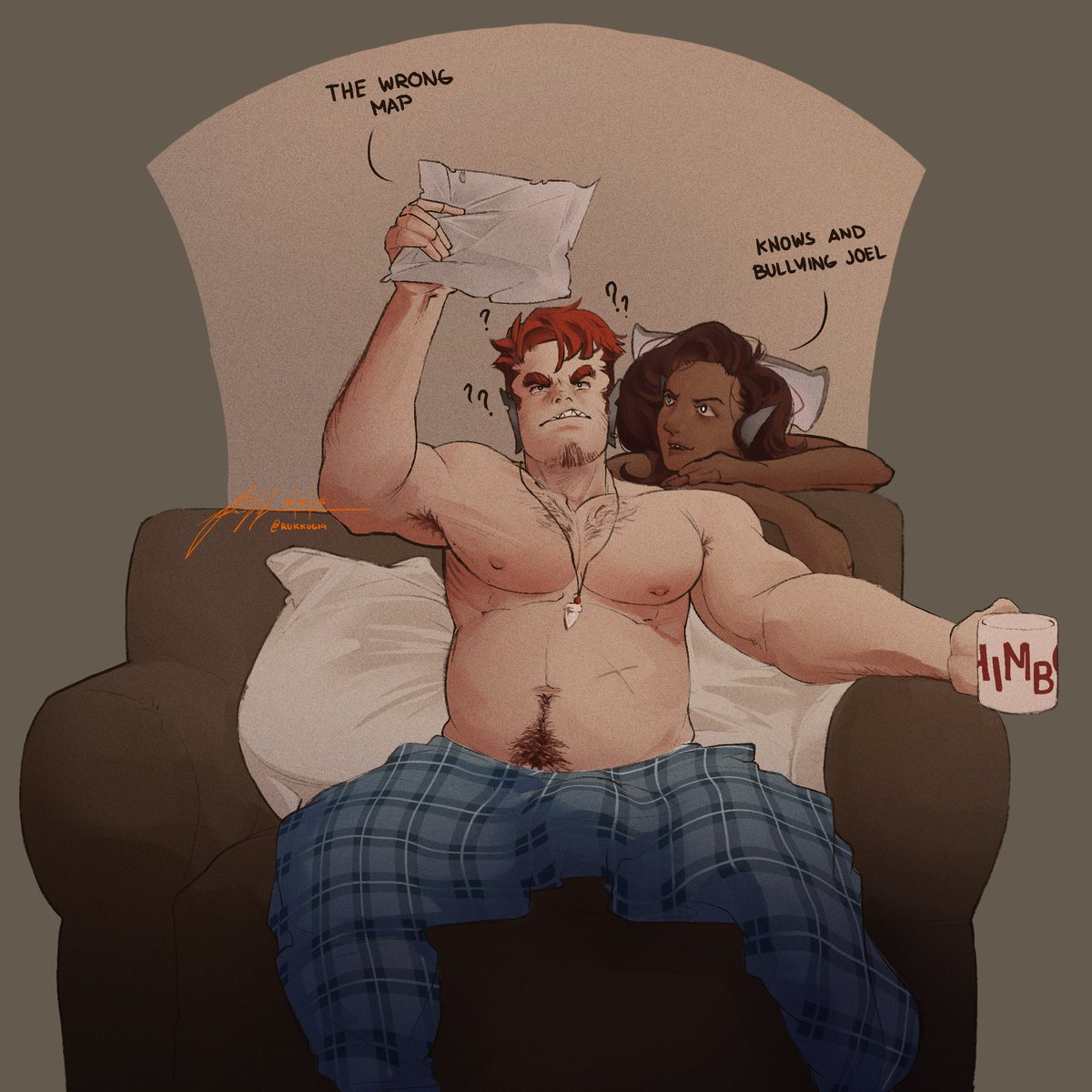 Attack #5
[Joel] and [Samantha] by <a href="/phenylshark/">Phenyl 🦈</a> 

#Artfight2025 #Artfight2025Crystals