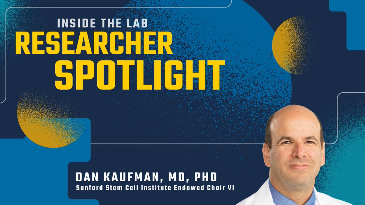 UCSDCancer's tweet image. Get to know Dan Kaufman, MD, PhD, in this edition of #ResearcherSpotlight 👨🔬 🌟
Learn more about his career, and explore his research in blood cancers and recent innovations in clinical applications for cancer treatment: bit.ly/3XDvbFm
