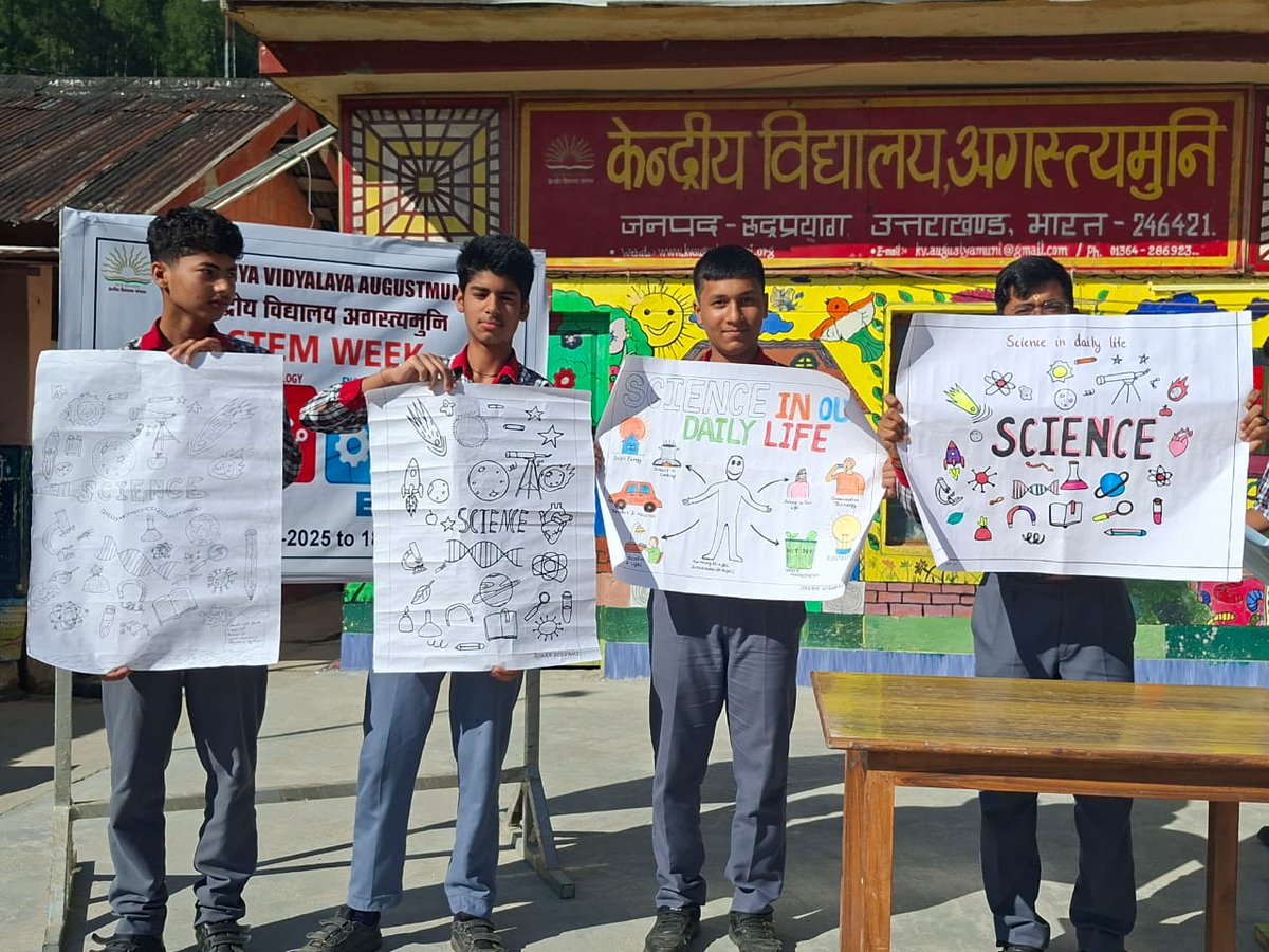 kvaug1947's tweet image. STEM Activity Day 2 🔬⚙️
Theme: INSPIRED Award & Vidyarthi Vigyan Manthan
Students explored science through innovation and inquiry, celebrating creativity, research, and a passion for STEM!
#STEMEducation #Innovation #VVM #INSPIREDAward
@KVS_HQ @FanpageKvs @EduMinOfIndia @ro_kvs