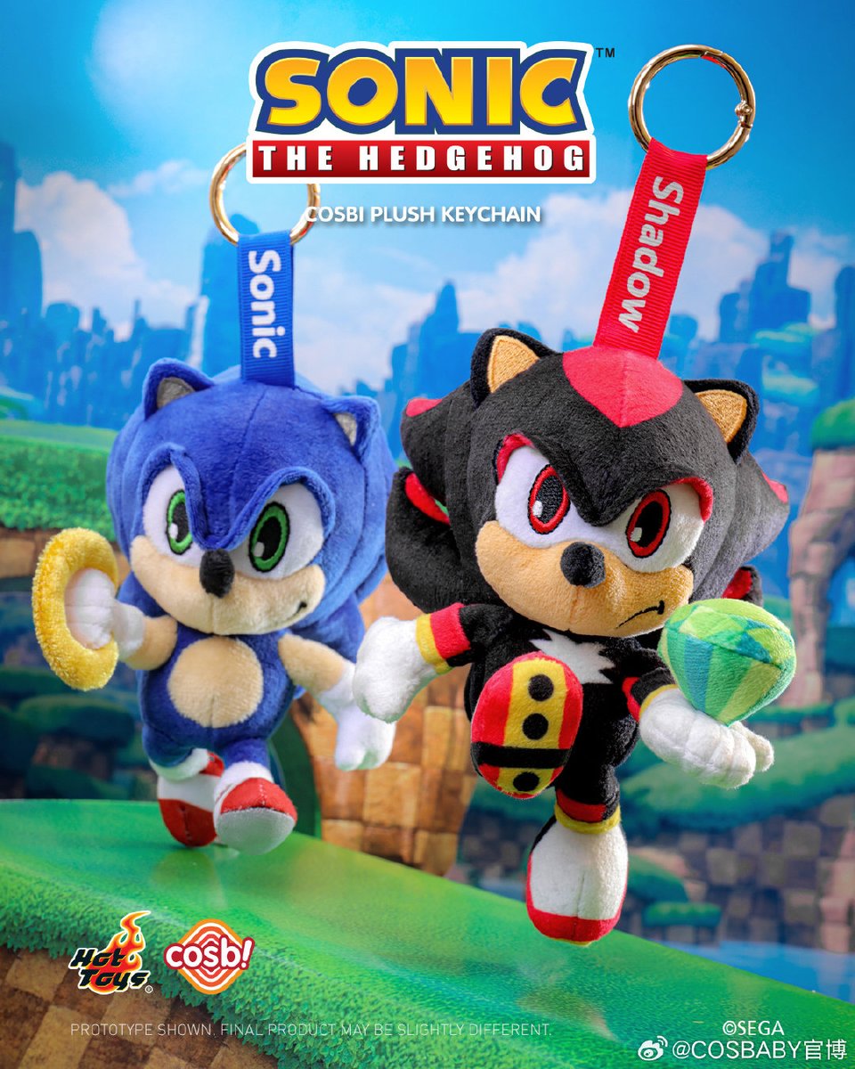 sonicoll's tweet image. 【周边情报】Hot Toys COSBI 索尼克x夏特 钥匙扣公仔 SonicXShadow Key Chain Plush
#索尼克
#索尼克同好
#SonicTheHedgehog