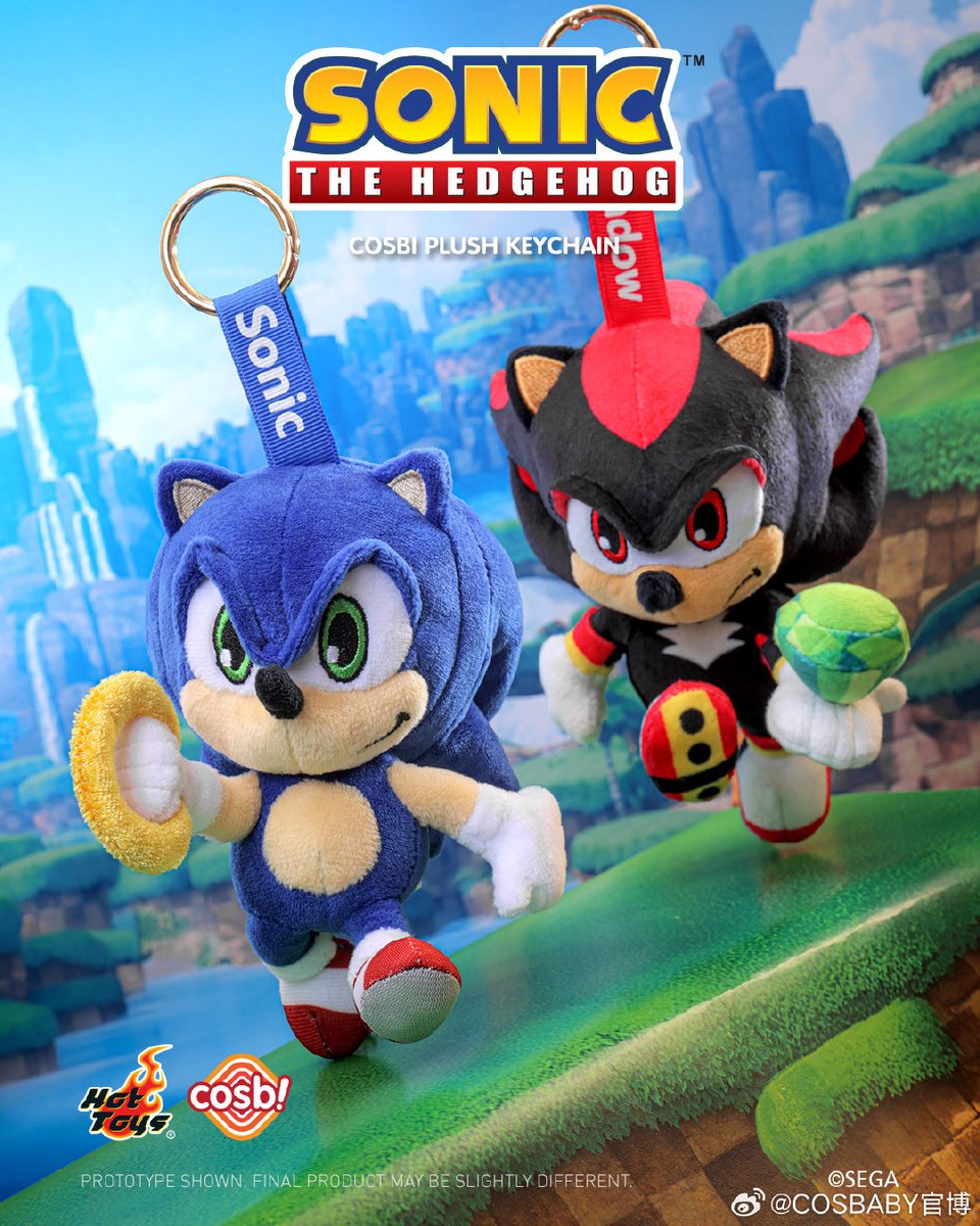 sonicoll's tweet image. 【周边情报】Hot Toys COSBI 索尼克x夏特 钥匙扣公仔 SonicXShadow Key Chain Plush
#索尼克
#索尼克同好
#SonicTheHedgehog
