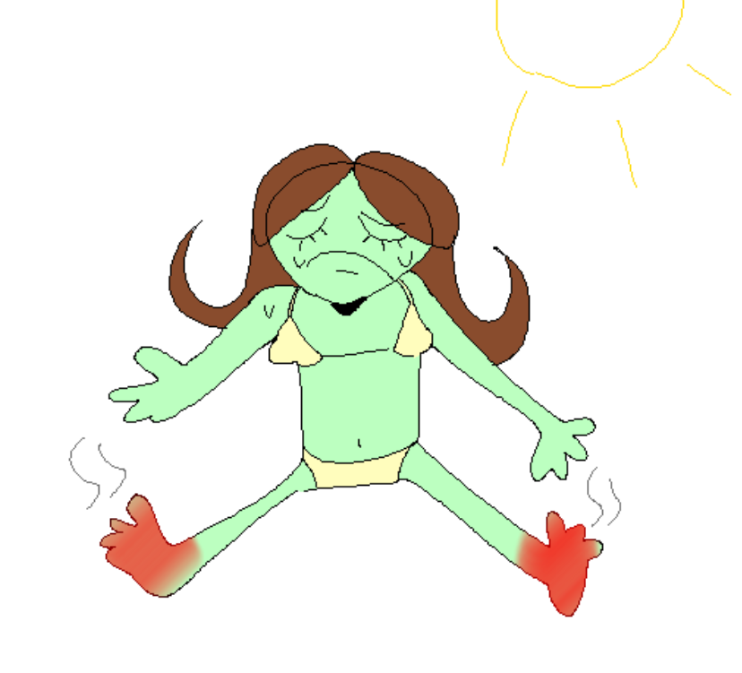 AlienLikeHer's tweet image. my feet got burned I cant have anything nice ever