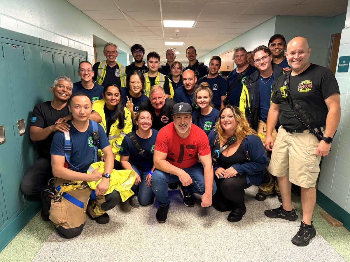 With hundreds already safely lined up inside Metuchen High School to see *NSYNC’s Joey Fatone before the flood warning hit, the emergency professionals on site for the concert quickly shifted gears and dispatched from what became our temporary emergency center.

Meanwhile, Joey
