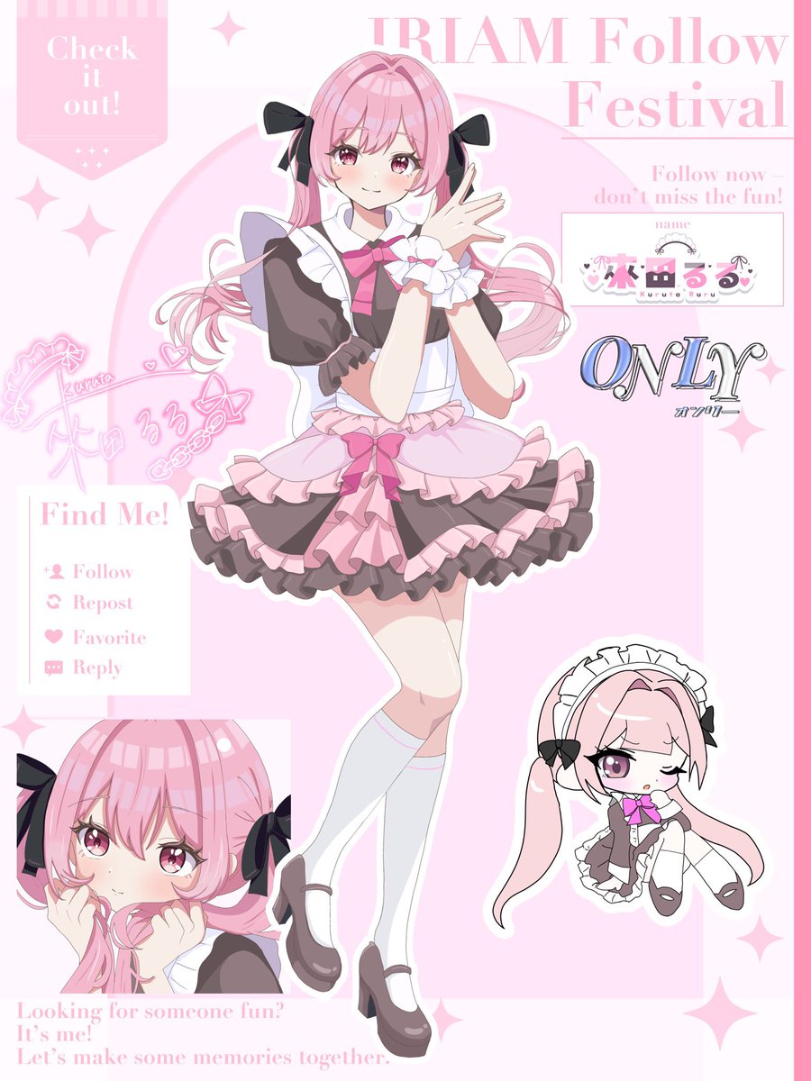 \\ #IRIAMメンテ中のフォロー祭り️ //

🎀セルフ受肉💞
🔗可愛い清楚系(？)
🎀雑談メイン！
🔗元気

🩷🔗💬➕👤全回収💞

#イリアムライバーと繋がりたい