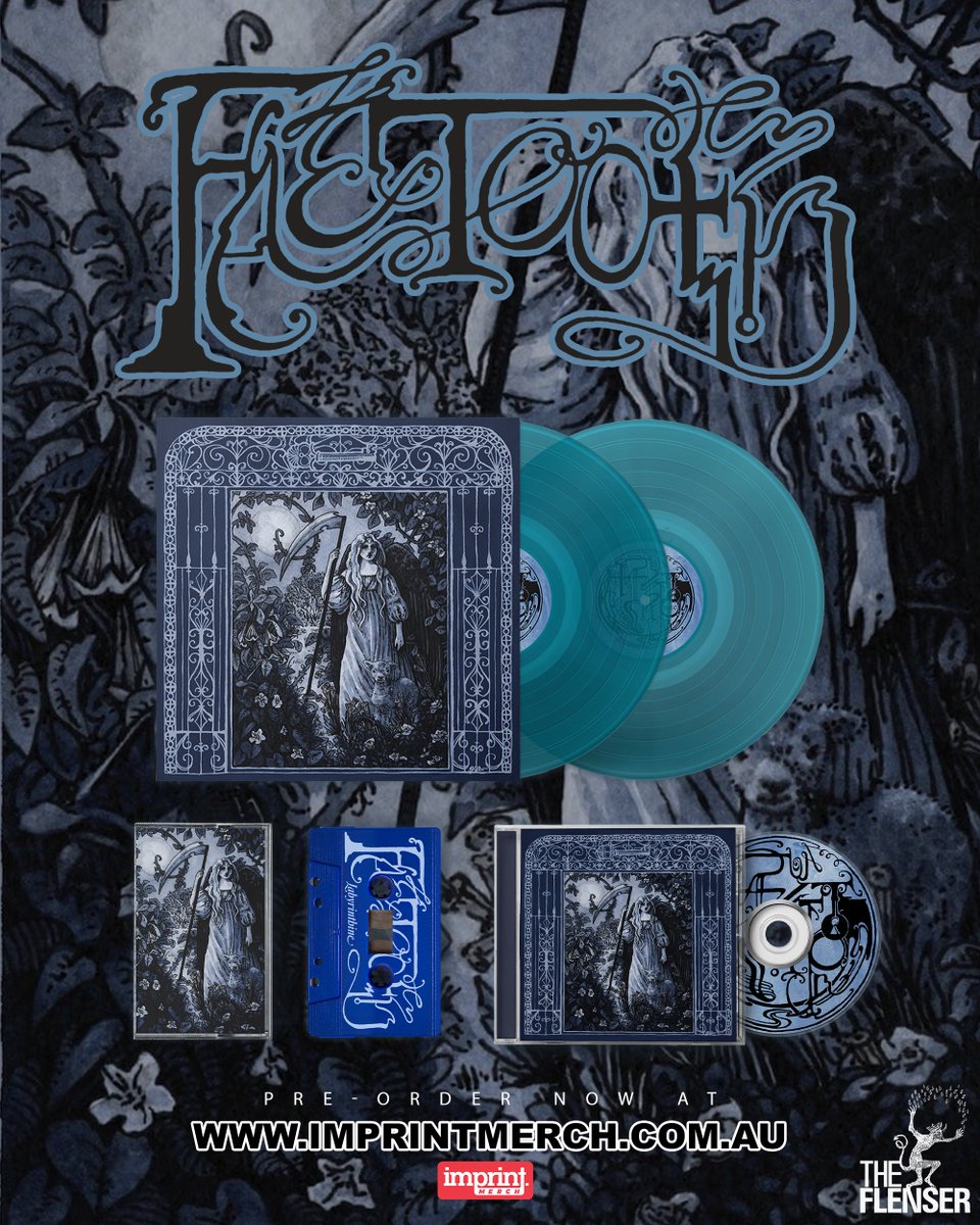 imprintmerch's tweet image. Two new @TheFlenser releases from @Agriculture666 and @faetooth up for pre-order now in The Flenser's Australian store.
Pre-order now at imprintmerch.com.au/collections/th…