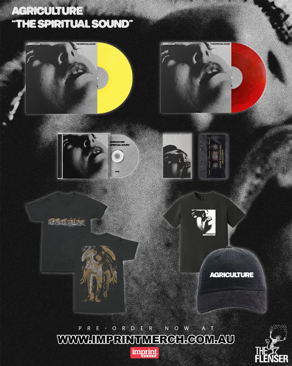 imprintmerch's tweet image. Two new @TheFlenser releases from @Agriculture666 and @faetooth up for pre-order now in The Flenser's Australian store.
Pre-order now at imprintmerch.com.au/collections/th…