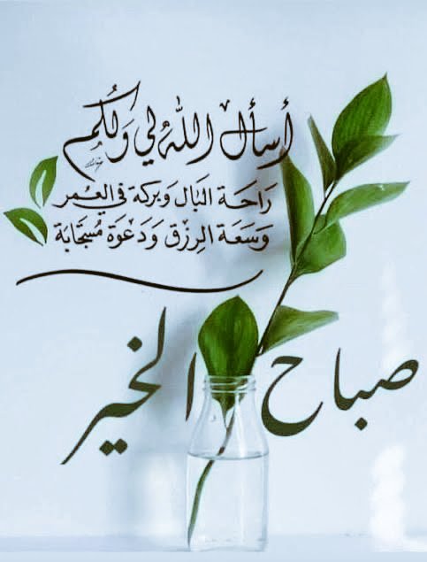 صباح الخير   صباح الهناء والسرور والسعاده لكم جميع احبتي الكرام