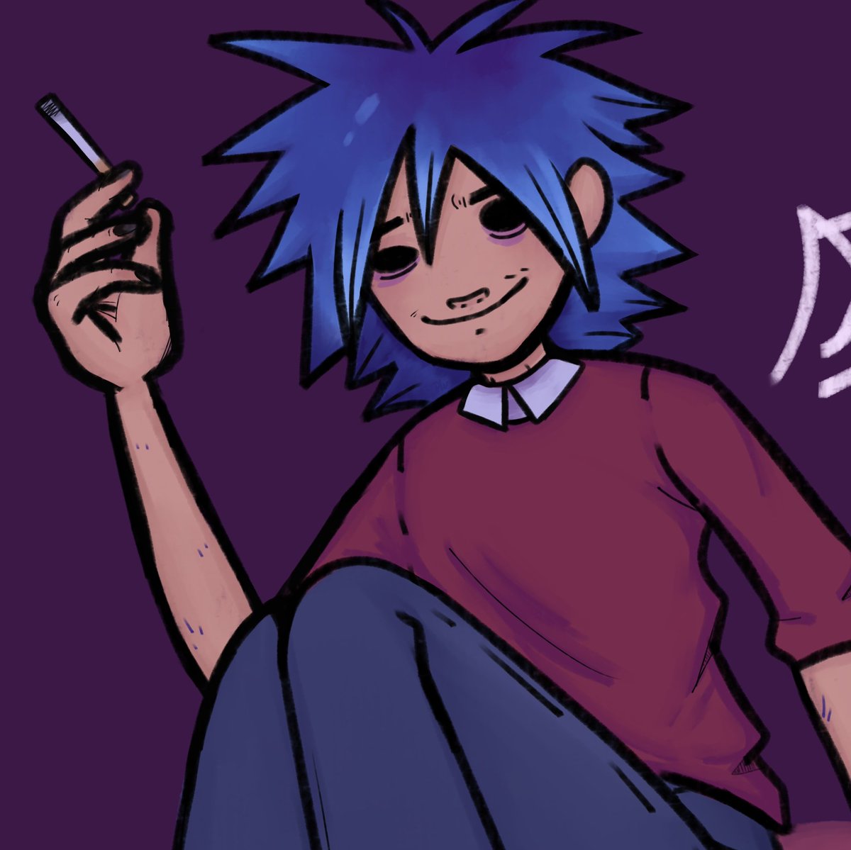 B_L_U_W_Y's tweet image. [•INTRODUCTION•]
#GTWT #GORILLAZ 
☆Hello! My name is Blu! I&apos;m an artist from 🇵🇷
☆I love gorillaz and i like drawing them a lot! Follow my art Acc: @B_L_U_A_R_T 
☆here my strawpage: blustrashcan.straw.page
☆here some of my art: