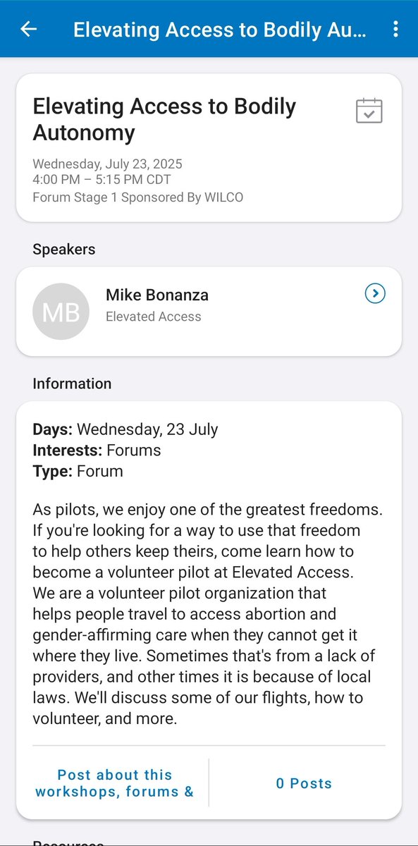It looks like <a href="/EAA/">EAA</a>'s OshKosh Airshow has chosen to promote harming children in one of their forums - both killing babies within the womb and permanent physical alteration of children experiencing gender dysphoria. 

Incredibly dissappointed.

#OSH25