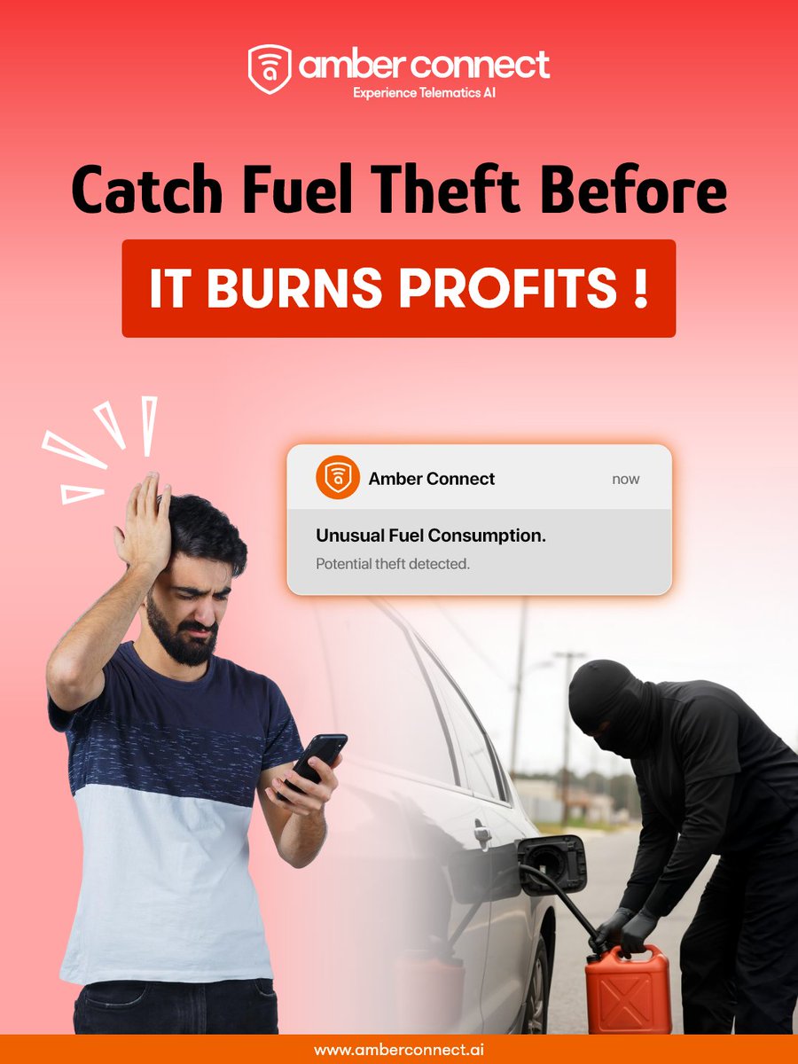 ⛽ Losing fuel means losing profits. With Amber Connect, detect fuel theft instantly and keep your business running efficiently.
📲 Get real-time alerts for unusual fuel activity — before your bottom line takes a hit.
✅ Live fuel tracking
✅ AI-powered theft detection