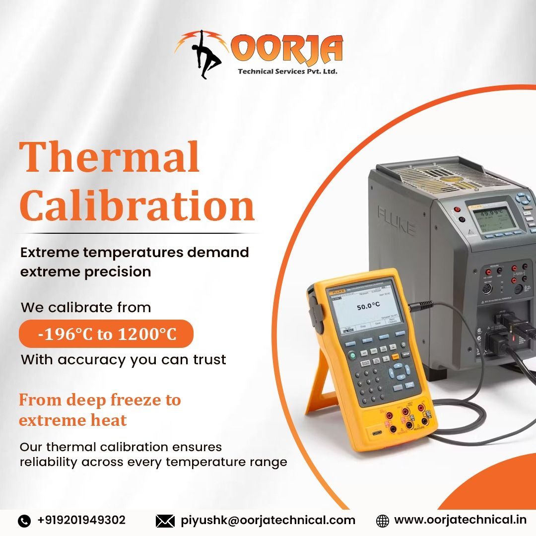 Oorjatechnical's tweet image. From -196°C to 1200°C,
Oorja Technical Services Pvt. Ltd. delivers precise &amp;amp; reliable Thermal Calibration across extreme temperature ranges.

📞 +91 9201949302
🌐 oorjatechnical.in

#ThermalCalibration #OorjaTechnical #PrecisionMatters #CalibrationExperts