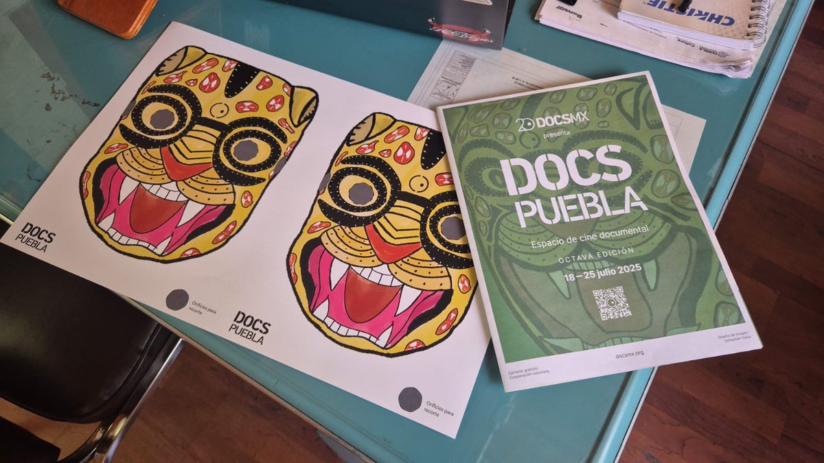 DocsMX's tweet image. Vean las hermosas máscaras de tecuanes que nos pondremos en #DocsPuebla2025. ¡Ya empieza este viernes con mucha garra! 🐆