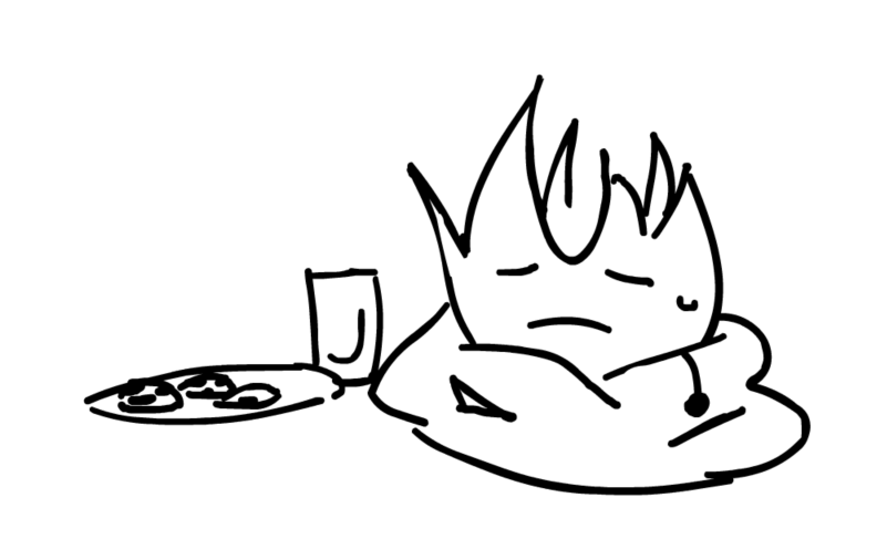 Iuigifan's tweet image. im sorry for being so mean to you. have some cookies and milk and a blanket and watch cartoons that make you happy.