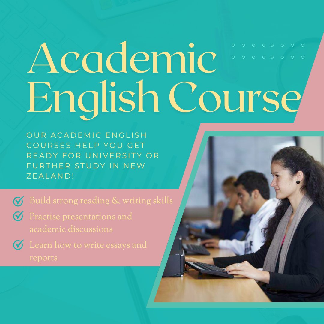 DynaSpeakSchool's tweet image. Start your journey with confidence — enrol now!
#AcademicEnglish #StudyInNZ #PathwayToSuccess #TWoA #NZCEL #Freecourses