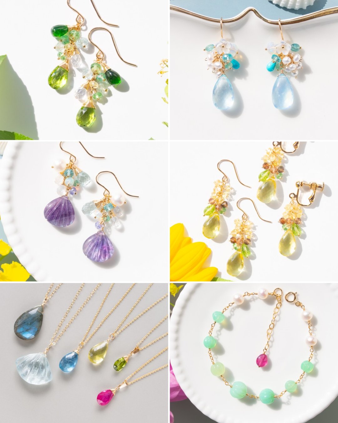 ぷしゅ❇️❣️ アバロンカラーマザーオブパール水晶カービングネジバネイヤリング 𓊈カレンシルバー𓊉 バンコクでサクッとシンプルなラインを揃え