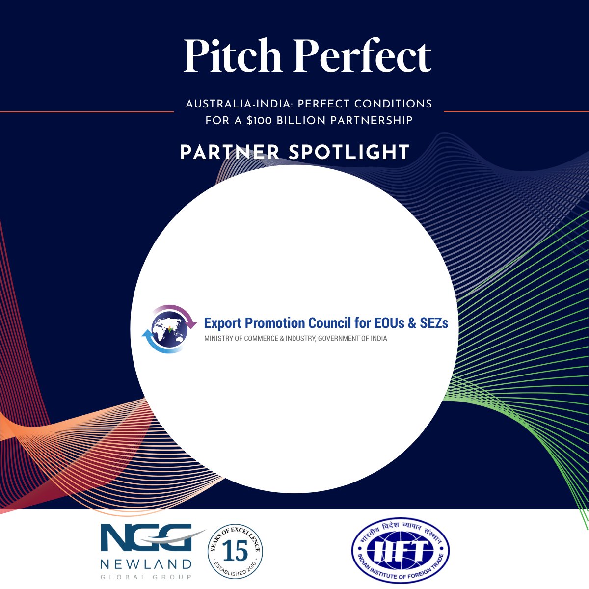 Proud to welcome <a href="/dgepces/">Export Promotion Council for EOUs & SEZs</a> Export Promotion Council for EOUs &amp; SEZs as Theme Partner for Global Trade &amp; Economics in the 2nd edition of Aus–India Business Case Studies Compendium: “𝙋𝙞𝙩𝙘𝙝 𝙋𝙚𝙧𝙛𝙚𝙘𝙩: 𝙋𝙚𝙧𝙛𝙚𝙘𝙩 𝘾𝙤𝙣𝙙𝙞𝙩𝙞𝙤𝙣𝙨 𝙛𝙤𝙧 $100B 𝙋𝙖𝙧𝙩𝙣𝙚𝙧𝙨𝙝𝙞𝙥.”