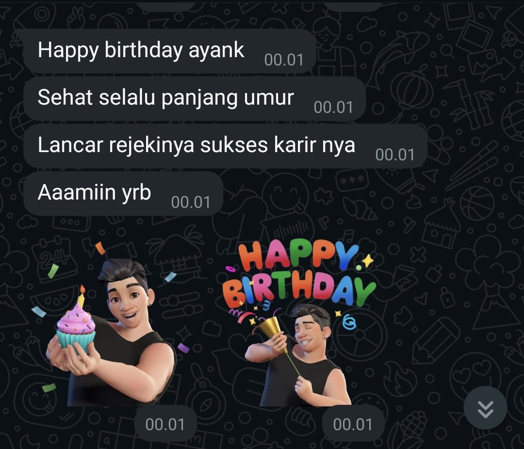 Semua aku di rayakan 🥳