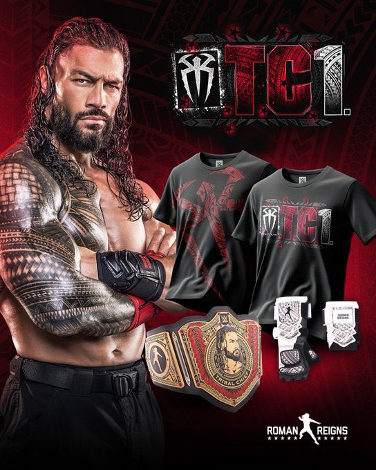 S4UWrestling's tweet image. The OTC @WWERomanReigns is back and with new merch. Use our @S4UWrestling link below to cop TC1's new gear.
wwe-shop.sjv.io/4GG7R0