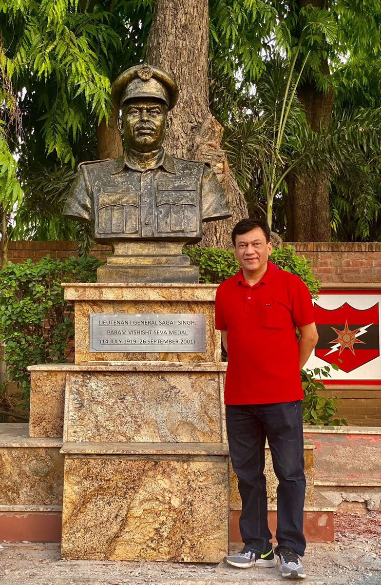 Lt General Sagat Singh PVSM Padma Bhushan remembered on his 105th birth anniv. (14 July) - the greatest military hero of India since independence - one day every Indian will know the incredible achievements of this unsung hero of the Indian Army #SagatSingh #Meghna #Nathula #Goa